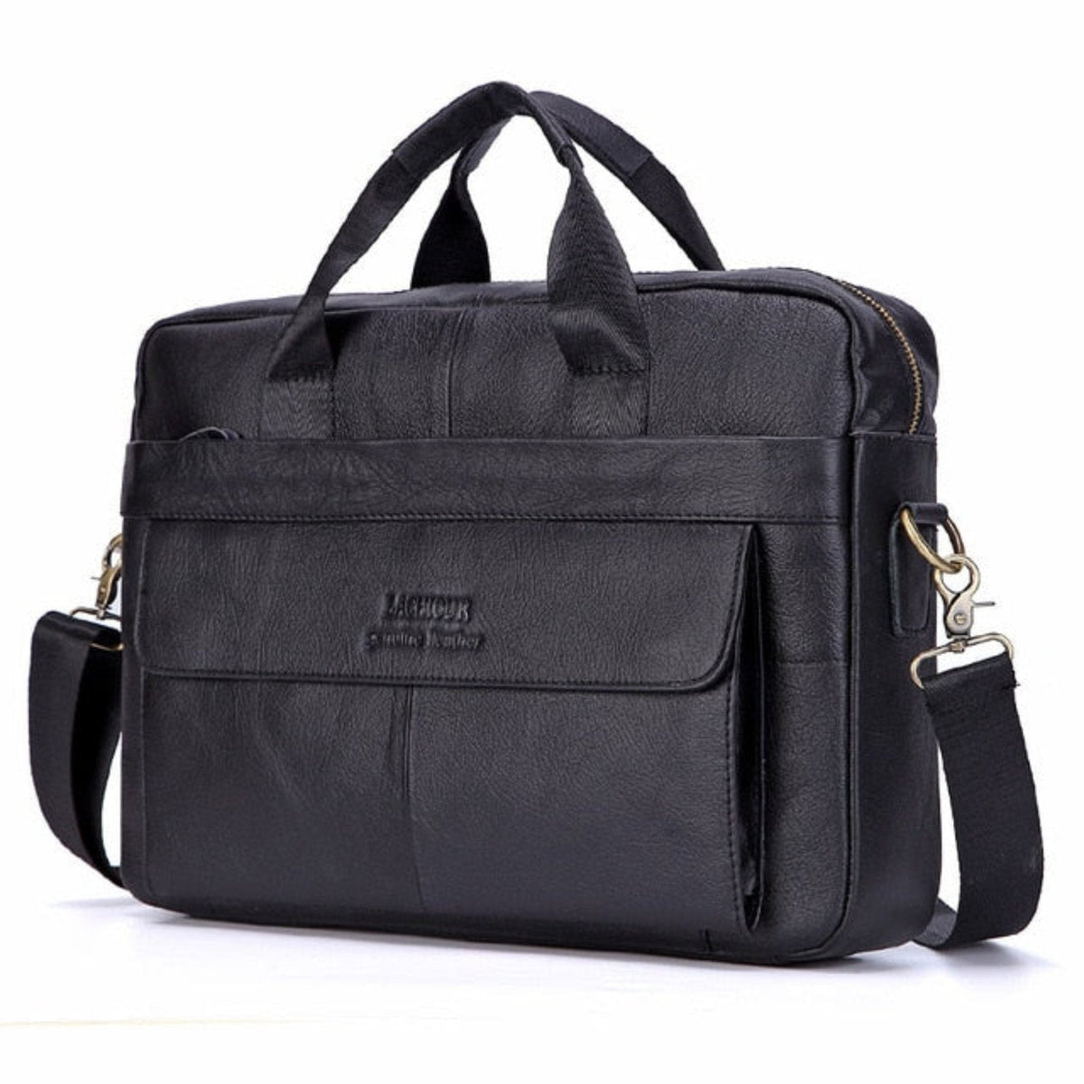 Premium Leather Laptop Backpack