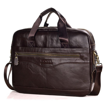 Premium Leather Laptop Backpack
