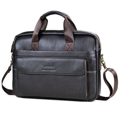 Premium Leather Laptop Backpack
