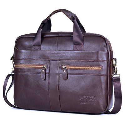 Premium Leather Laptop Backpack