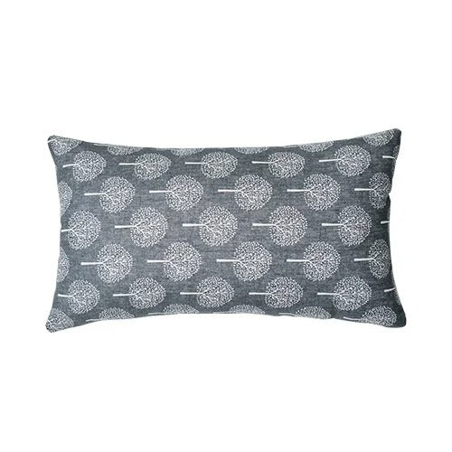 Elegant Linen Pillow Cover with Classic Print Design - Yeezlab