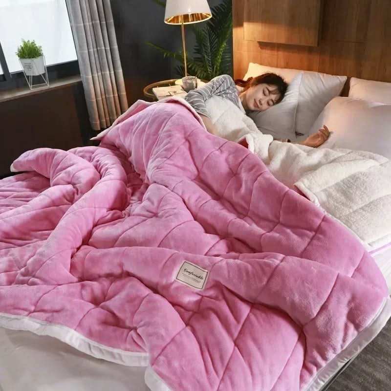 Plush Fleece Blanket Soft Warm Throw for Cold Weather - Yeezlab