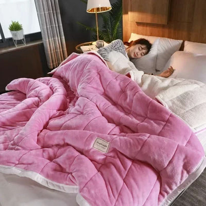 Plush Fleece Blanket Soft Warm Throw for Cold Weather - Yeezlab