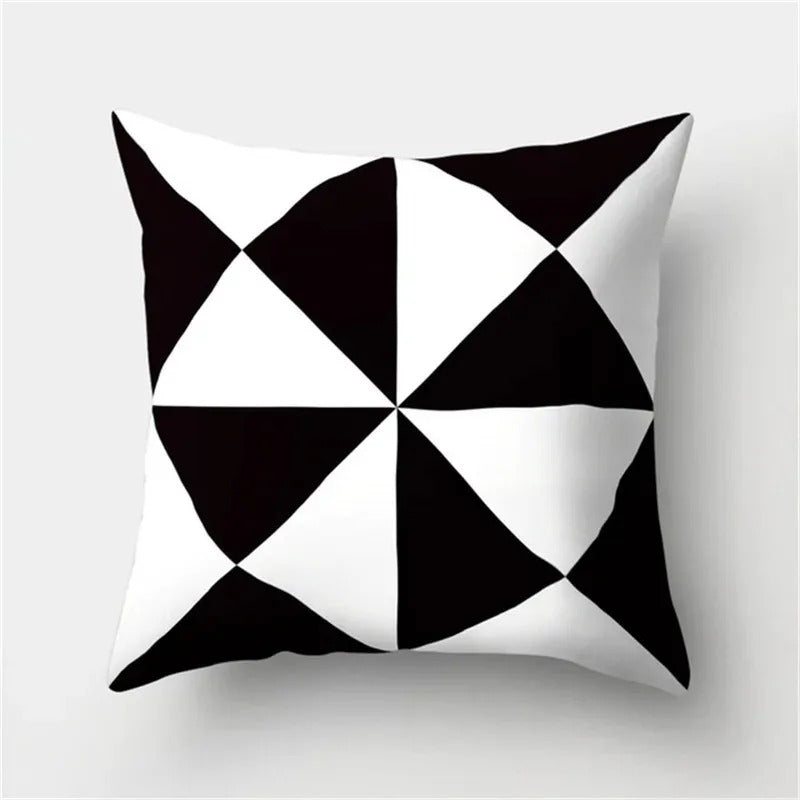 Modern Geometric Throw Pillow Cover