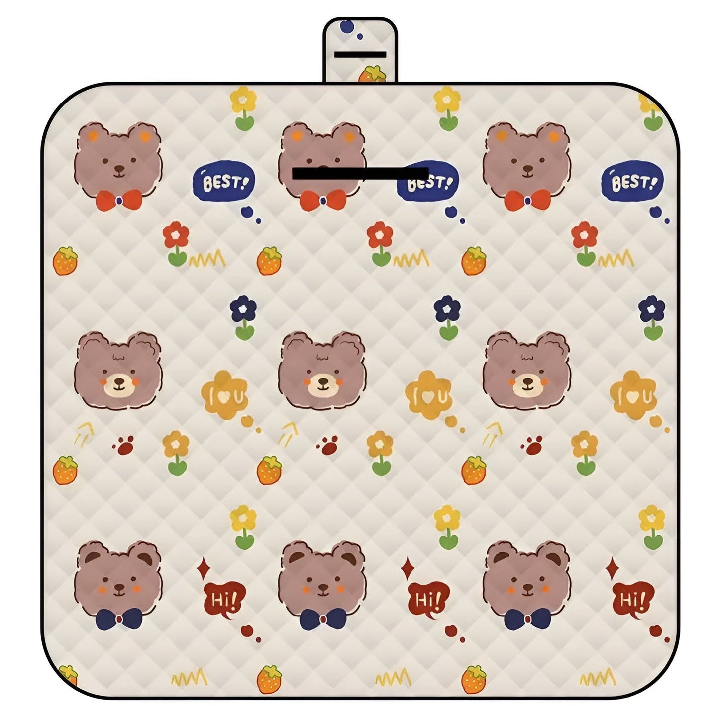 Portable Baby Play Mat with Padded Waterproof Cover