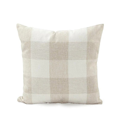Classic Plaid Home Cushion Cover