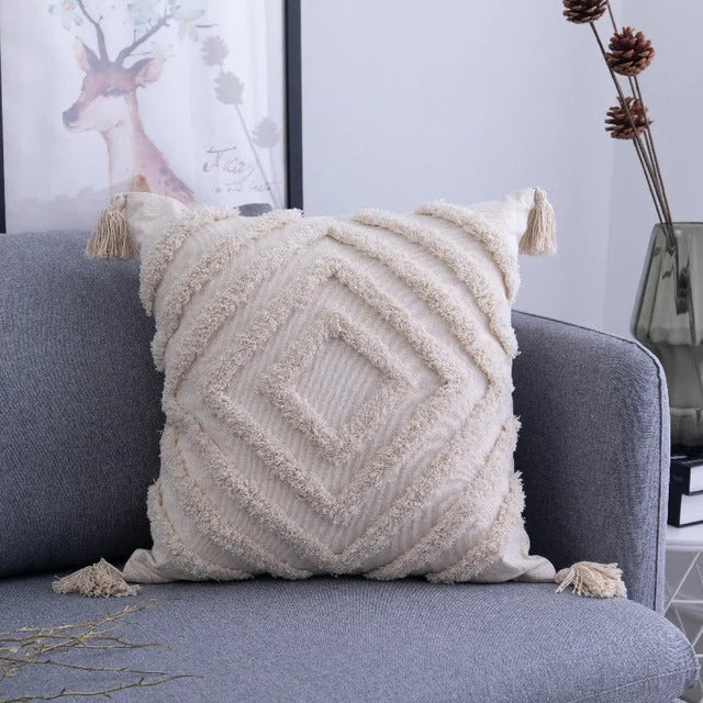 Boho Chic Pillow Cover - Global Inspired Home Decor