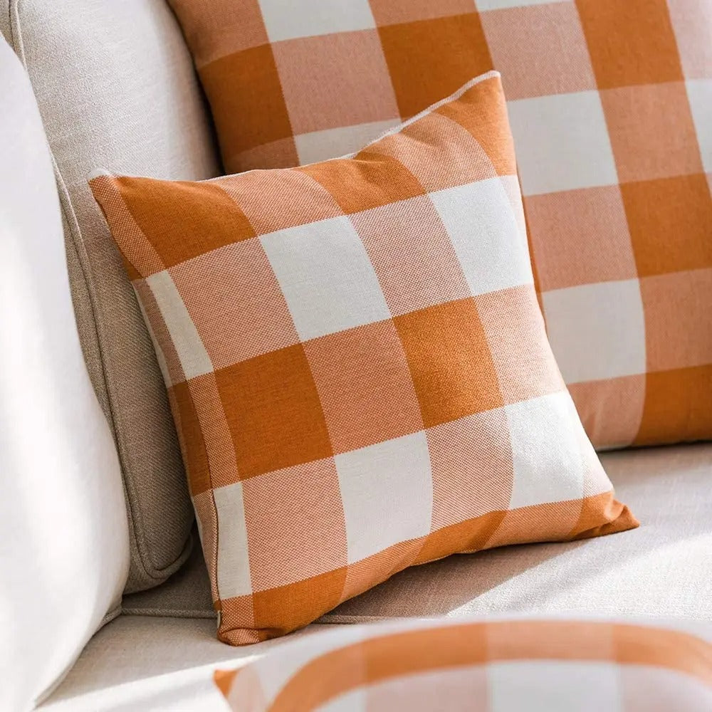 Classic Plaid Home Cushion Cover - Yeezlab