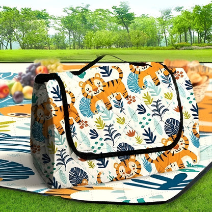 Portable Baby Play Mat with Padded Waterproof Cover