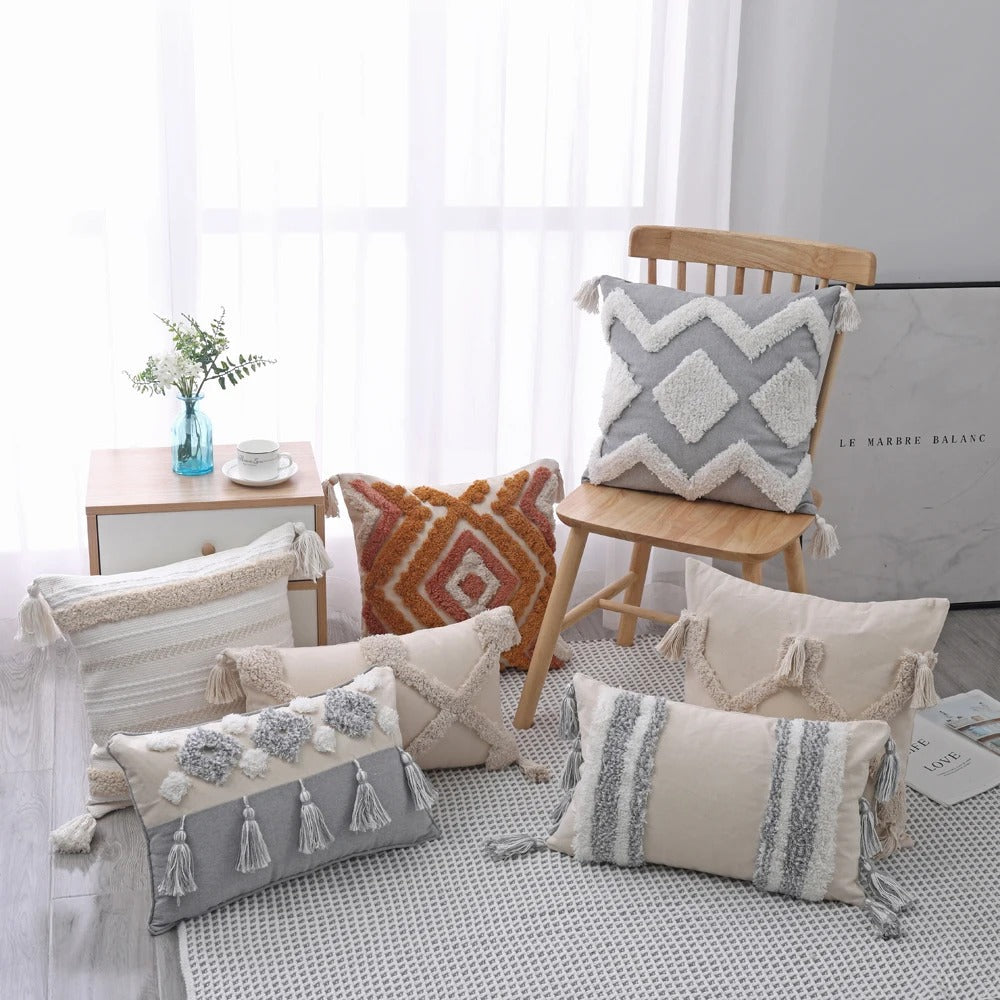 Boho Chic Pillow Cover - Global Inspired Home Decor