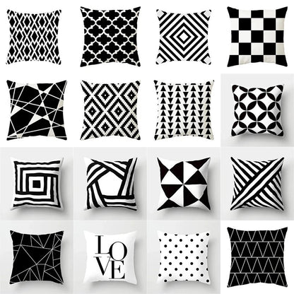 Modern Geometric Throw Pillow Cover