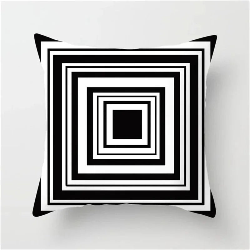 Modern Geometric Throw Pillow Cover