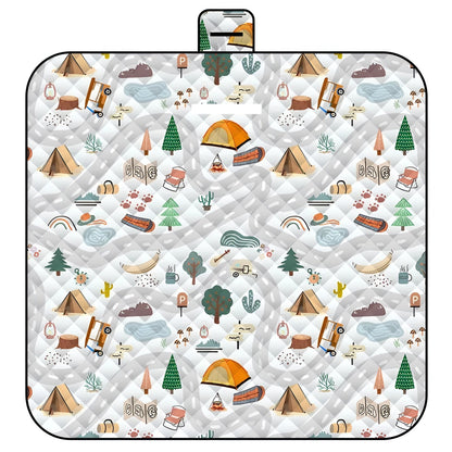 Portable Baby Play Mat with Padded Waterproof Cover