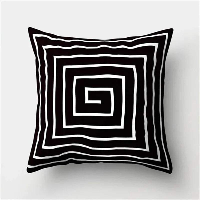 Modern Geometric Throw Pillow Cover