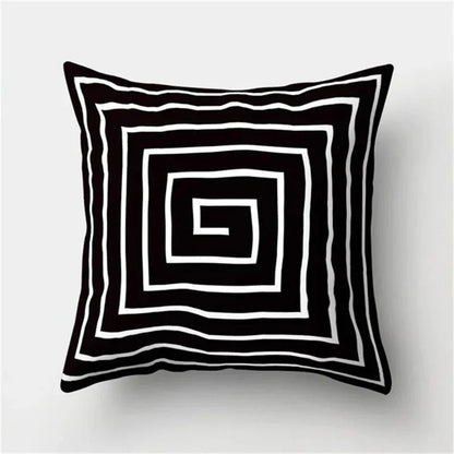 Modern Geometric Throw Pillow Cover