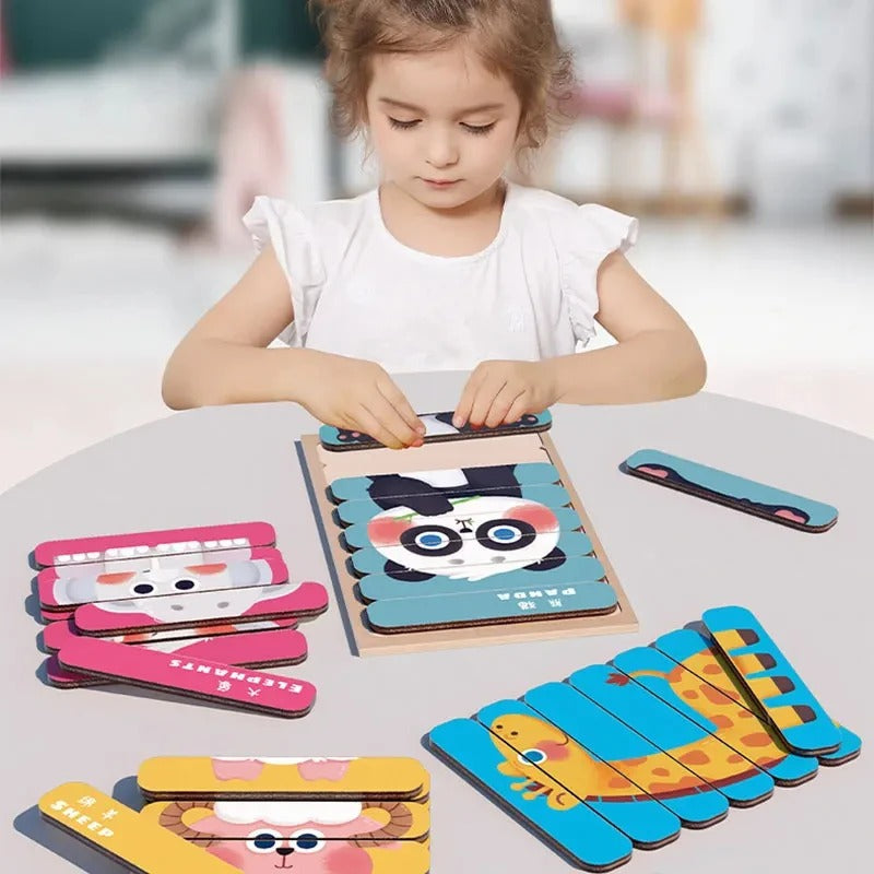 Educational Wood Learning Puzzle - Yeezlab