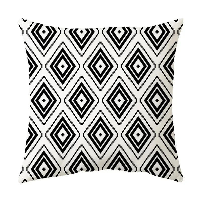 Modern Geometric Throw Pillow Cover