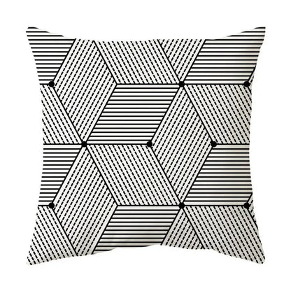 Modern Geometric Throw Pillow Cover