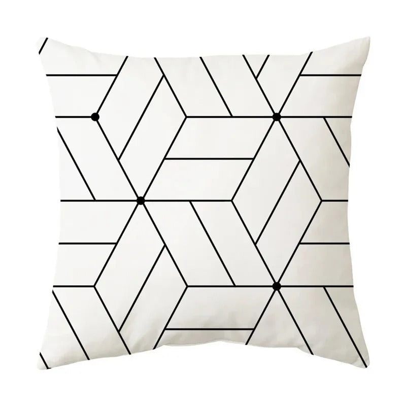 Modern Geometric Throw Pillow Cover