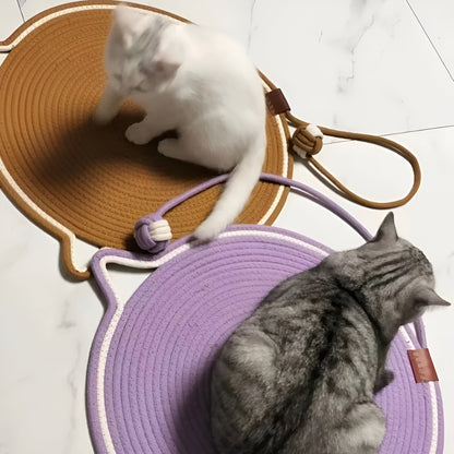 Durable Rope Cat Scratcher Pad with Claw Protection