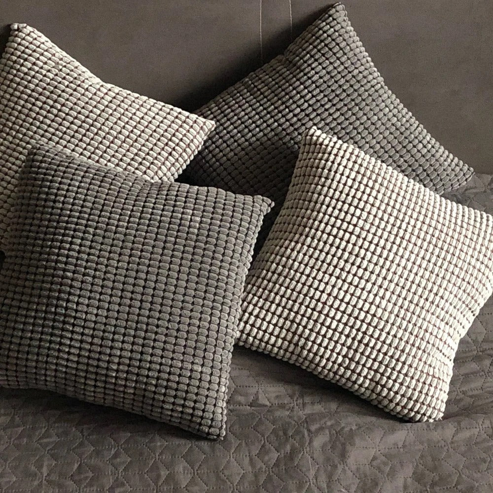 Soft Home Cushion Cover with Fun Corn Design