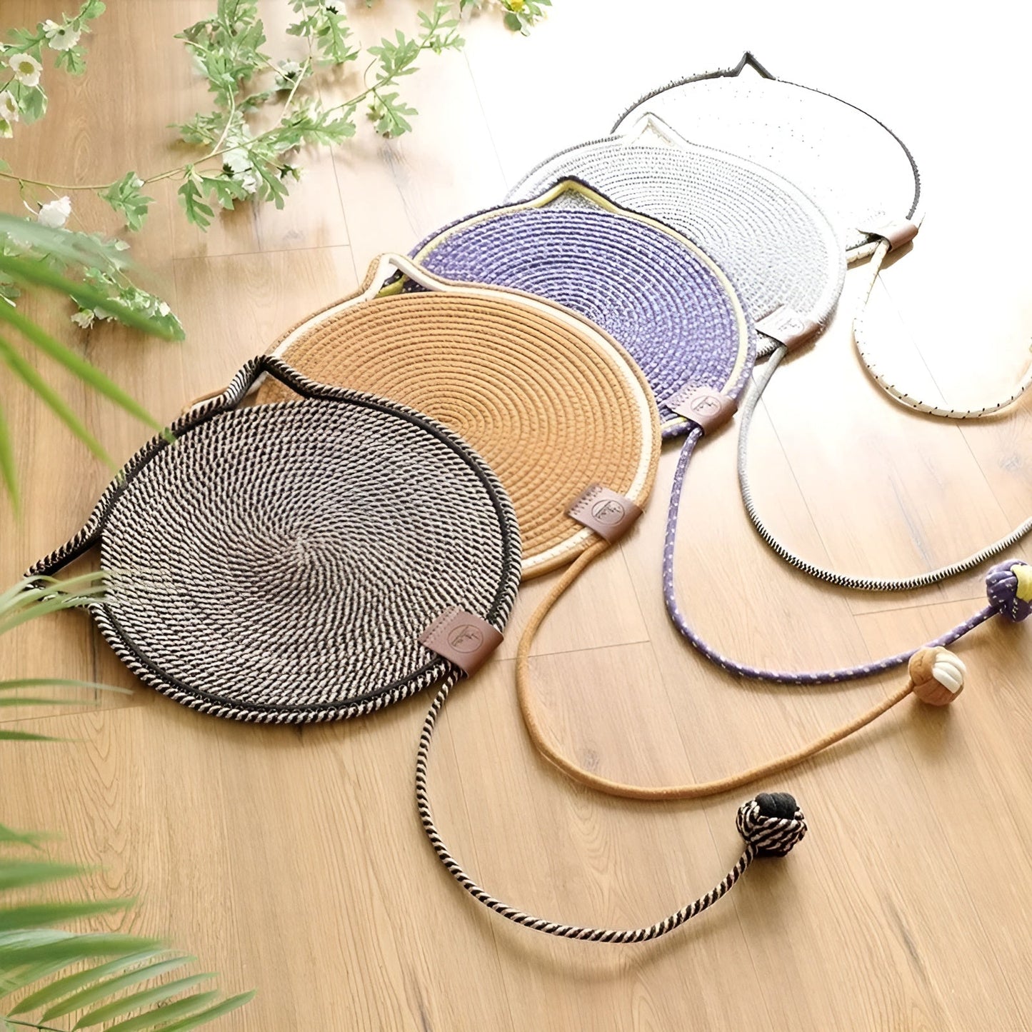 Durable Rope Cat Scratcher Pad with Claw Protection