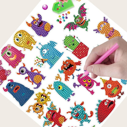 Fun Kids Diamond Art Sticker Set