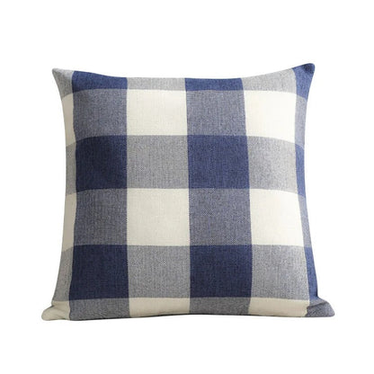 Classic Plaid Home Cushion Cover