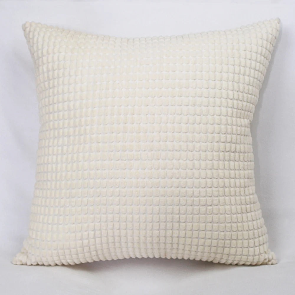 Soft Home Cushion Cover with Fun Corn Design