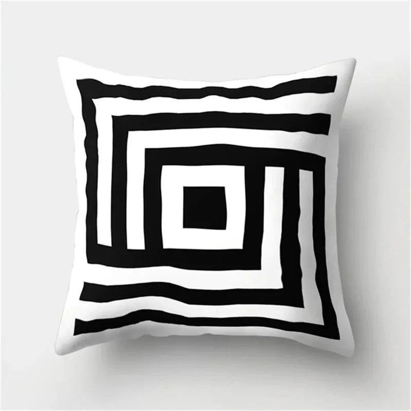 Modern Geometric Throw Pillow Cover