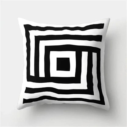 Modern Geometric Throw Pillow Cover
