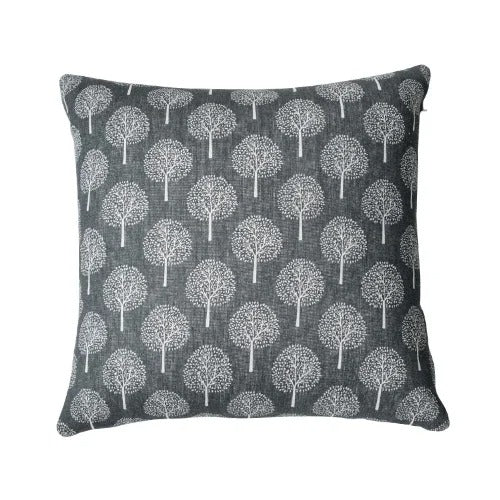 Elegant Linen Pillow Cover with Classic Print Design