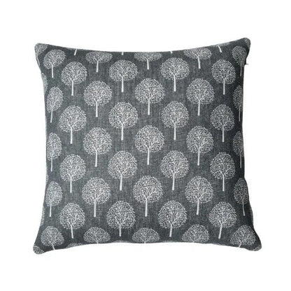 Elegant Linen Pillow Cover with Classic Print Design