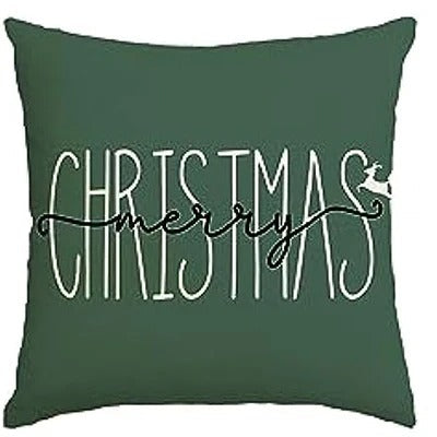 Holiday Cushion Cover - Green Christmas Tree 45x45 cm