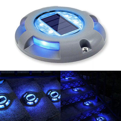 4PCS Outdoor Solar LED Driveway and Deck Lighting