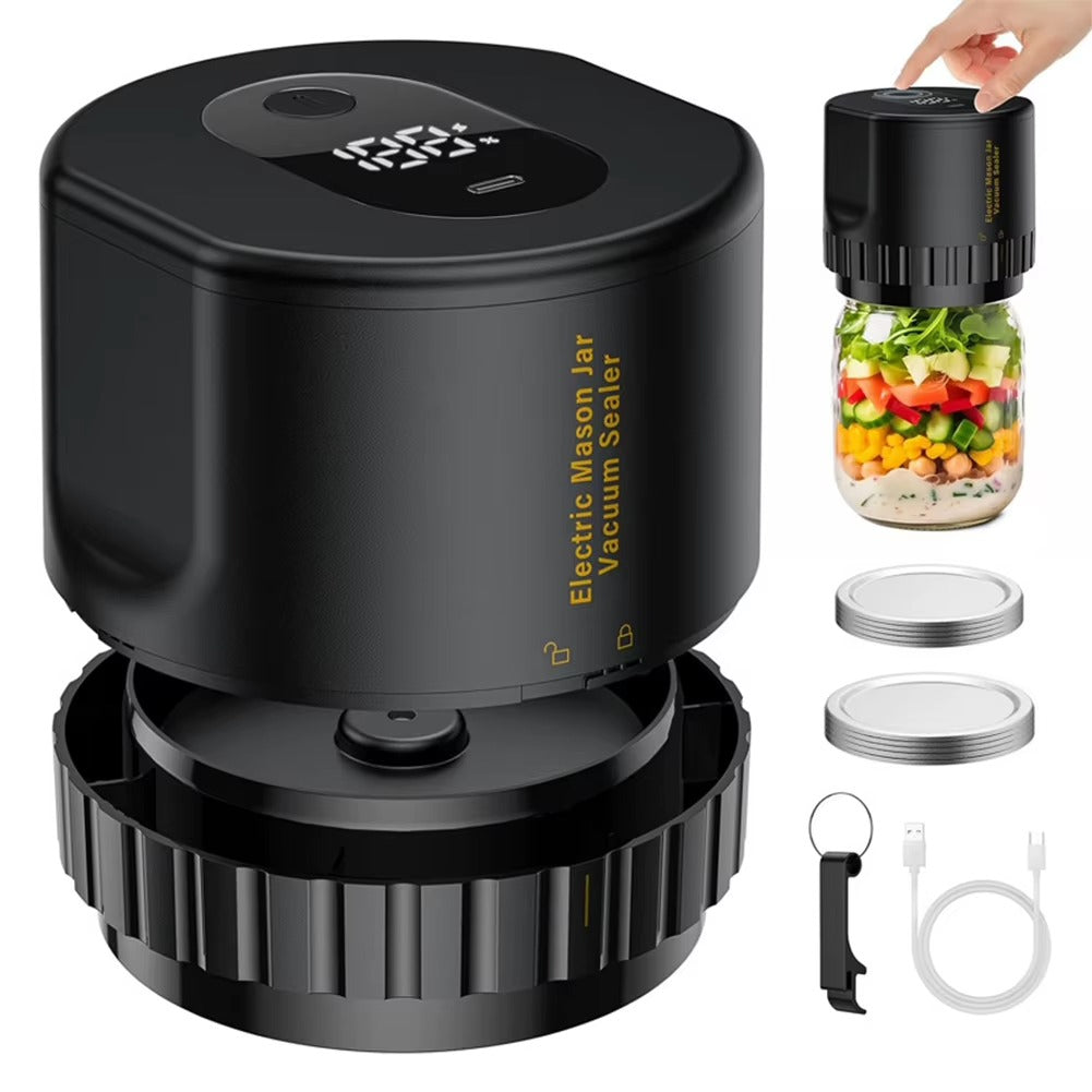 Electric Jar Vacuum Sealer Kit