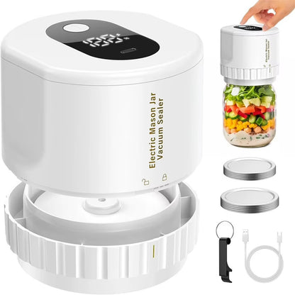 Electric Jar Vacuum Sealer Kit