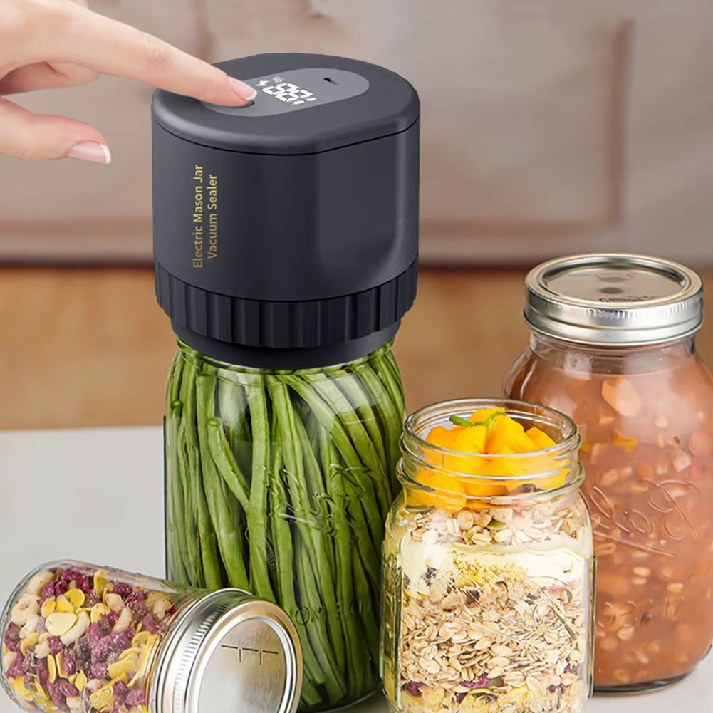 Electric Jar Vacuum Sealer Kit