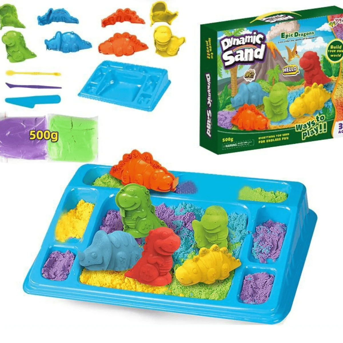 Fun Kids Molding Sand Playset
