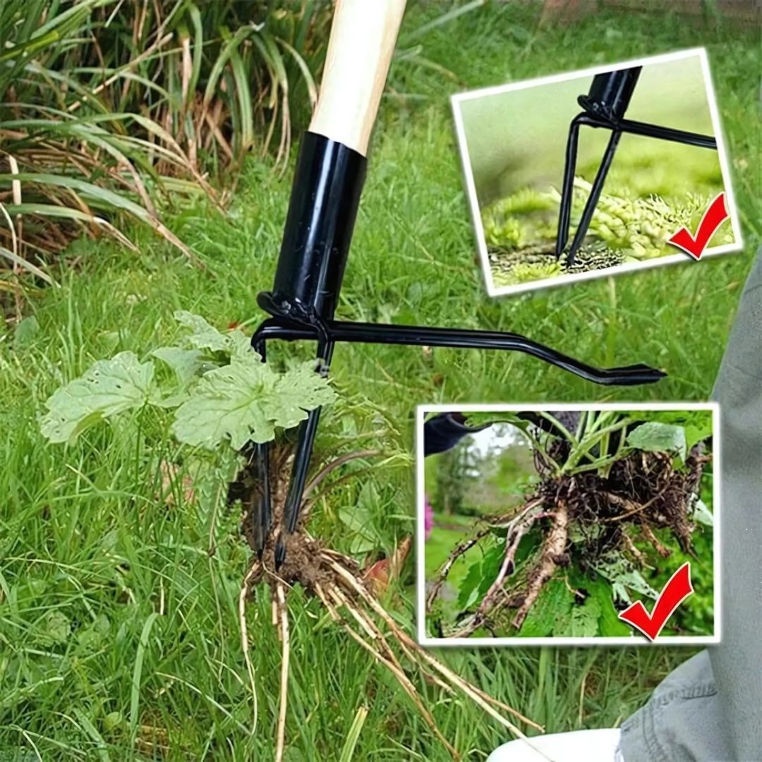 Easy Grip Garden Weeder with Strong Steel Claws