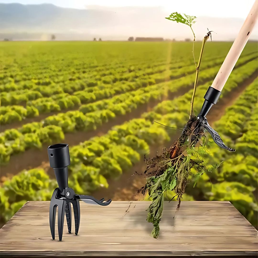 Easy Grip Garden Weeder with Strong Steel Claws