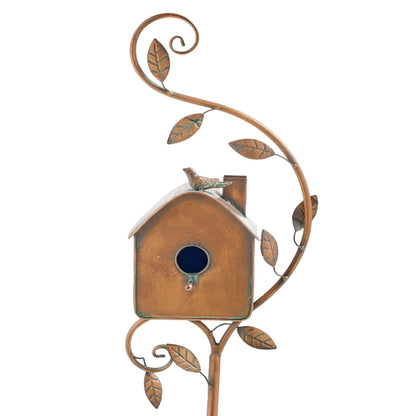 Decorative Metal Birdhouse Garden Decoration