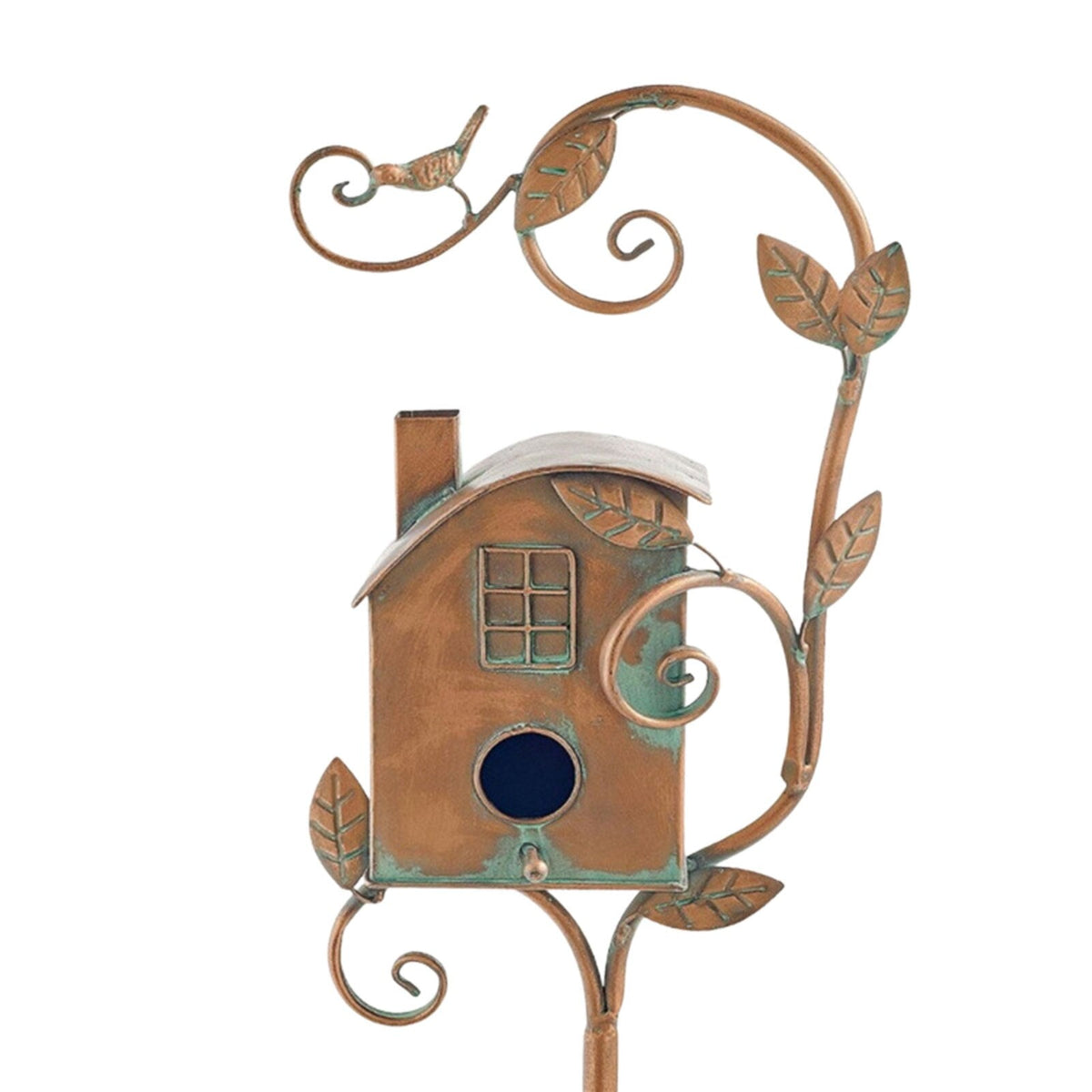 Decorative Metal Birdhouse Garden Decoration