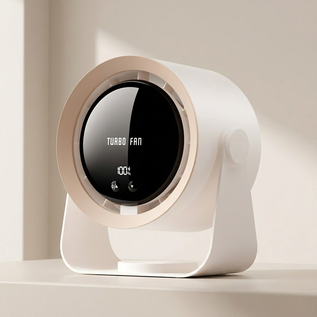 Bladeless Fan Portable Air Circulator with LED Display - yeezlab