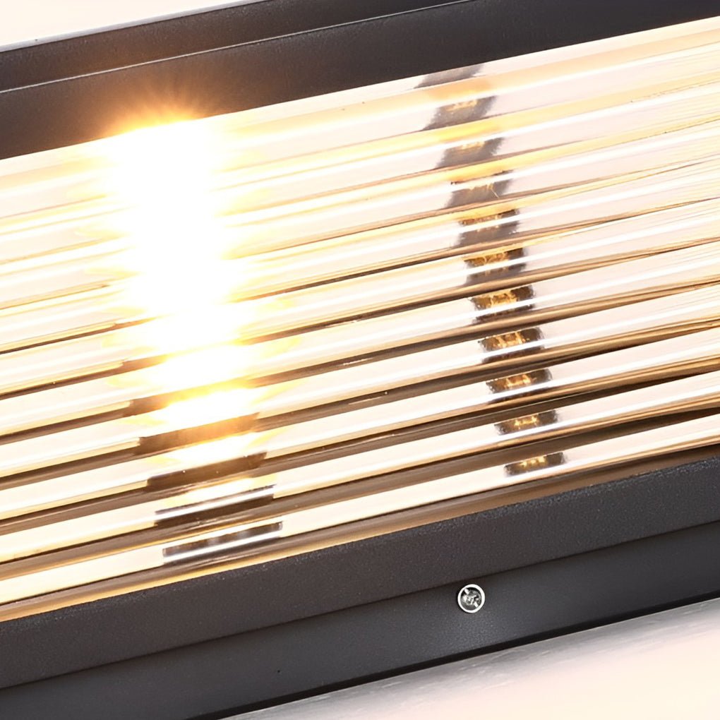 Stylish Outdoor Post Light with Clear Glass Shade