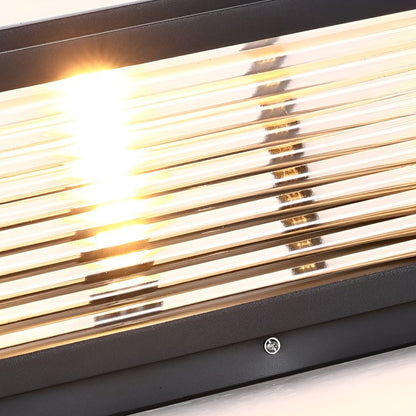 Stylish Outdoor Post Light with Clear Glass Shade