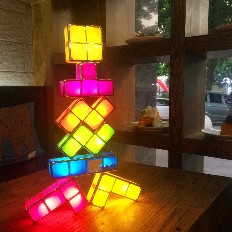 Colorful Block LED Desk Lamp