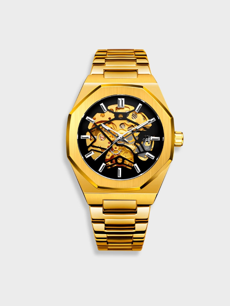 Luxury Chronograph Leather Watch - Classic Stylish Timepiece