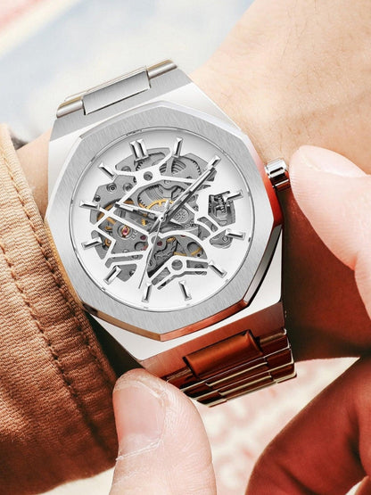 Luxury Chronograph Leather Watch - Classic Stylish Timepiece