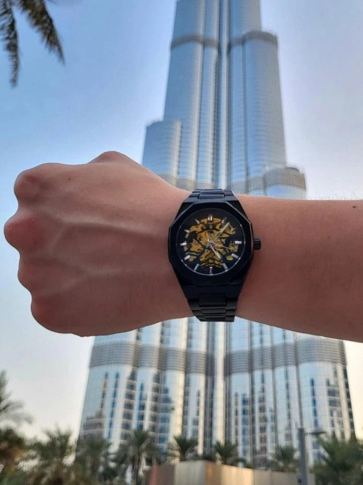 Luxury Chronograph Leather Watch - Classic Stylish Timepiece